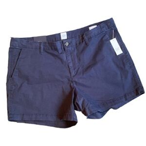 NEW dark blue Gap city shorts 5” inseam size 18